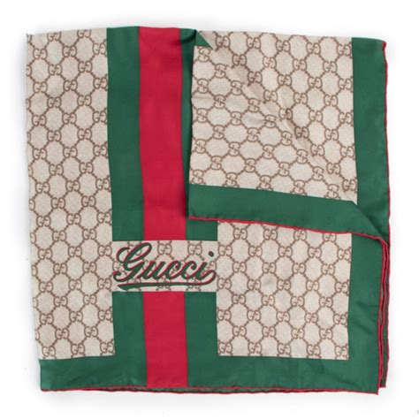 original gucci silk scarf